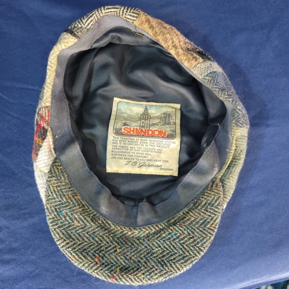 Vintage Shandon Patchwork Classic Flat Cap From I… - image 7